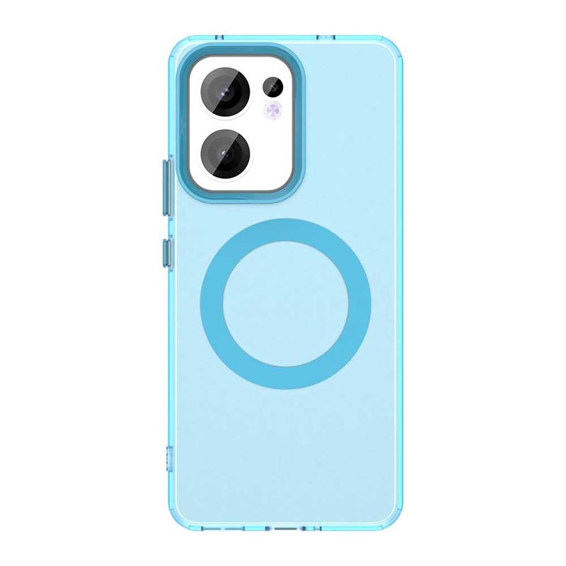 Transparent Phone Case For Oppo Reno13 F Case For Oppo Reno 13F Magnetic Adsorption Wireless Charge Cover For Oppo Reno 13F Case