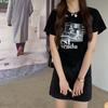 Design short-sleeved t-shirt women's summer new Korean version slim and thin short student top women's clothing