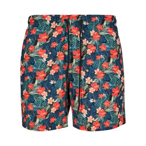Urban Classics Mens Tropical Swim Shorts