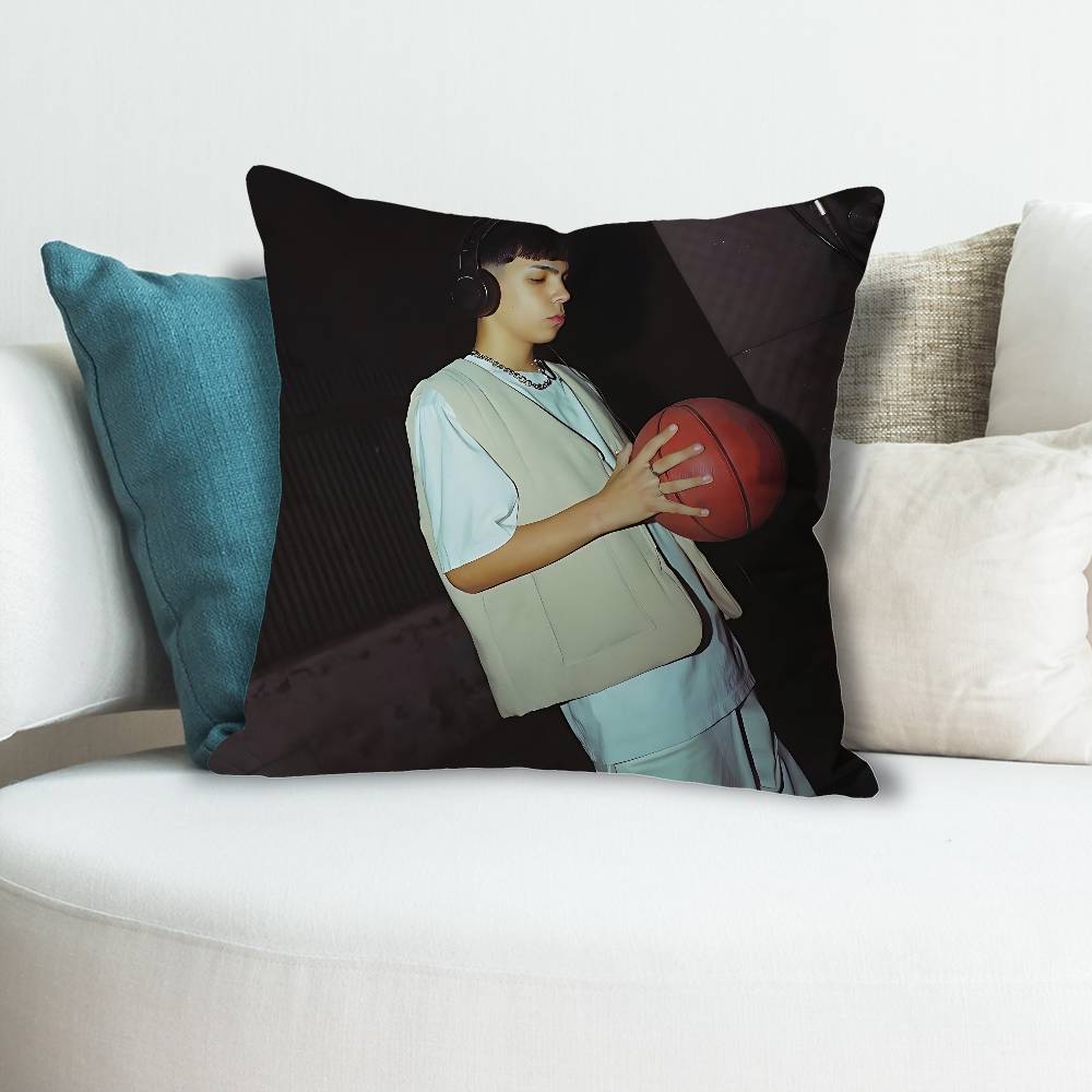 MMilo J La Vida Era Mas Corta Celebrity Merchandise AllMatch Printed Pillow Case Sofa Car Office Room Decoration Protector