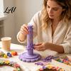 Stampi modulari in argilla Bloom Maker Strumento per modellare fiori con 9 motivi a manica Modellatore di petali 3D Stampato Kit di pressatura impilabile fai-da-te per artigianato fatto a mano