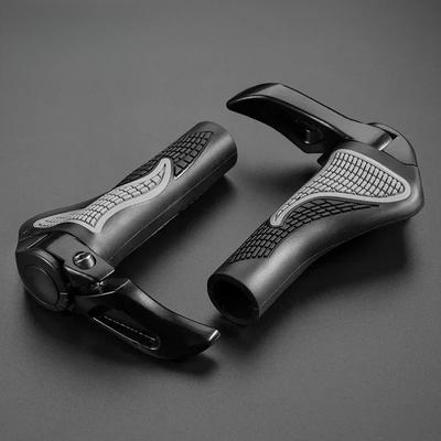 Bicycle Grips Horns Shofar Vice Handlebar Grips Cycling Shockproof Dust-proof Bike Grips Rubber Bilateral Locked