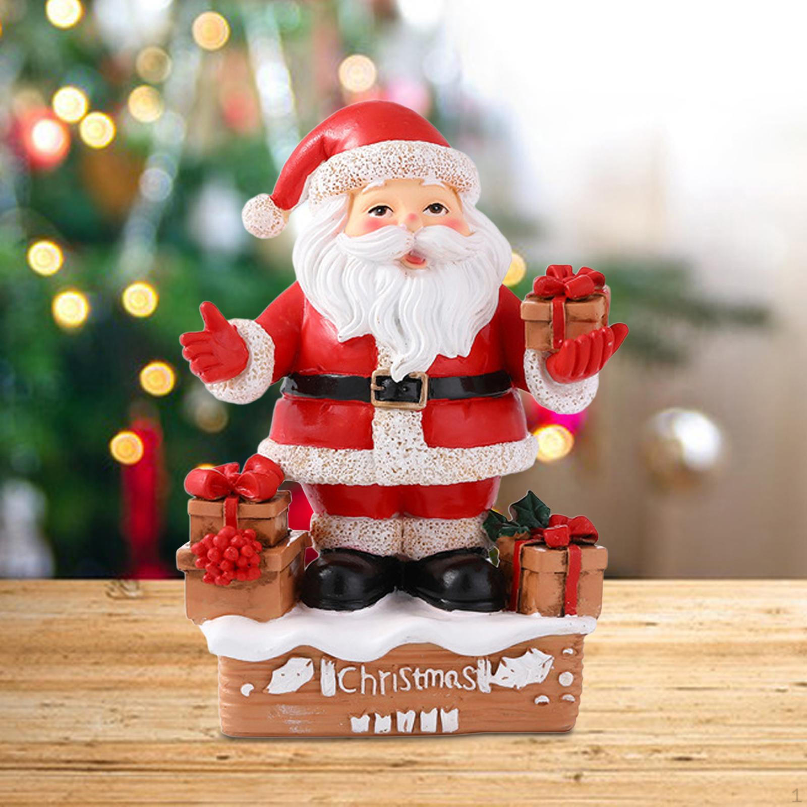 

Collectible Santa Claus Statue in Resin for Office and Living Space Gift