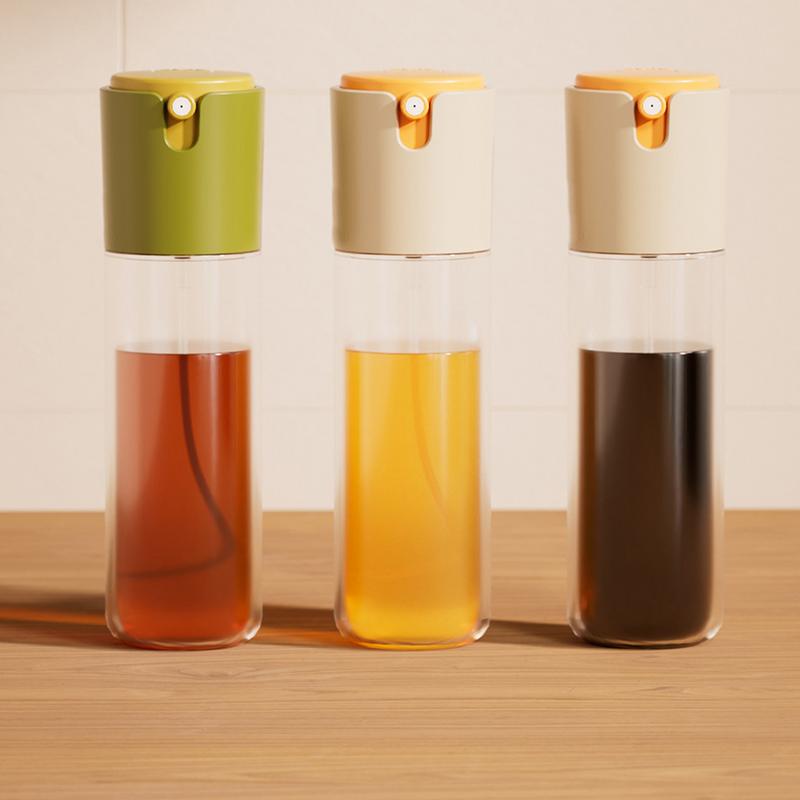 Oil Dispenser Bottle Oil Sprayer Dispenser Bottle Glass Oil Spritzer Pourer Oil Dispenser Bottle for Grilling Baking Cooking