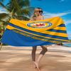 Braunschweig FC Wappen Design Strandtuch Mikrofaser Strandtuch, Leicht und Schnelltrocknend, für Sommerreisen, Schwimmbad Fan Geburtstagsgeschenk