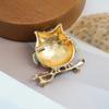 Creative Cute Owl Brooches for Women Funny Cartoon Animal Badge Pins Jewelry Clothes Accessories Gift