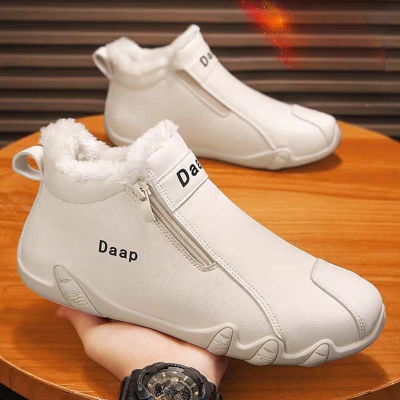 Men‘s Shoes Autumn High-Top Men‘s Cotton Shoes Work Workwear Shoes Versatile Outdoor.