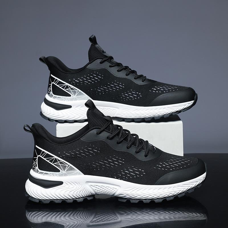 

Кроссовки мужские с мягкой подошвой, летние, дышащие, сетчатые, тонкие, спортивные, для активного отдыха, легкие, с мягкой подошвой 44 чёрный