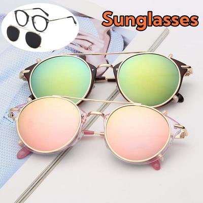 Fashion Metal Two-In-One Sunglasses Elegant Exquisite Party Gatherings Stage Performances Uv400 Protection Unisex Glasses