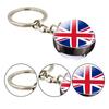 Union Jack Key Chain - UK Keychain - King Charles III Is Crowned with