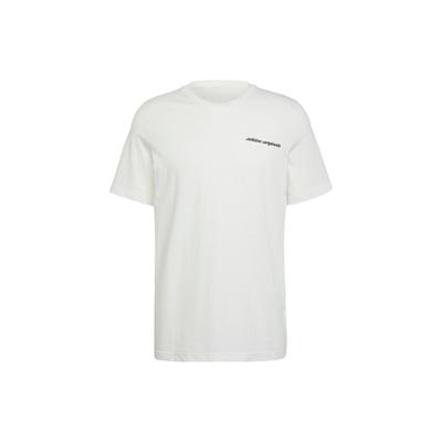 Originals Trefoil Logo Print Rundhals Kurzarm T-Shirt Herren Tops Weiß HC7189