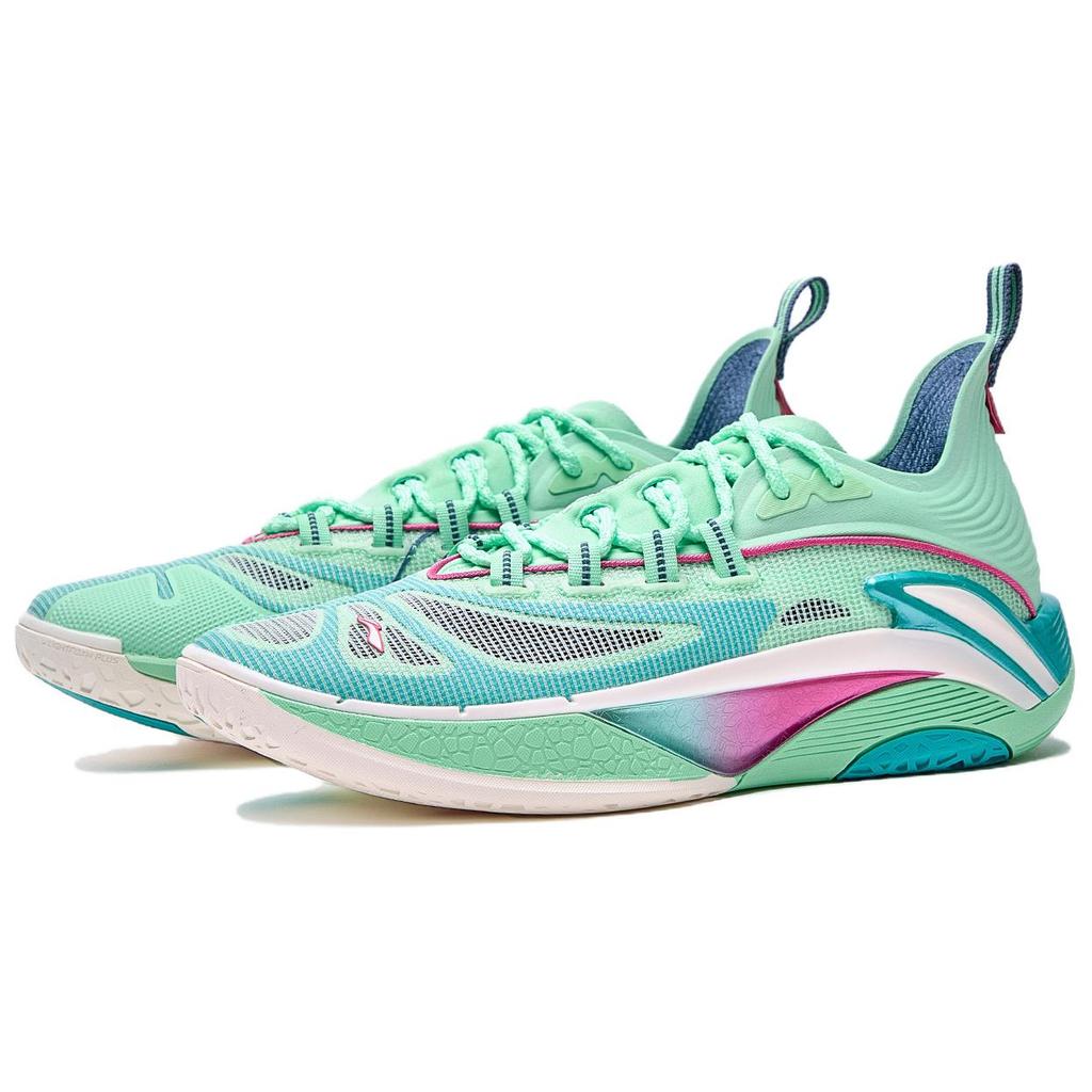 Li Ning Fan Wu Chui Lie 1 Super Men Basketball Shoes Mint-Green ABFV007-7