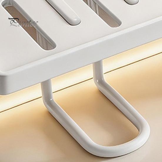 Humid Environment Storage Rack Over Sink Faucet Rack, Waterproof Anti-Rust Organizer, Organizer with Drain Holes Large Capacity Bathroom Kitchen