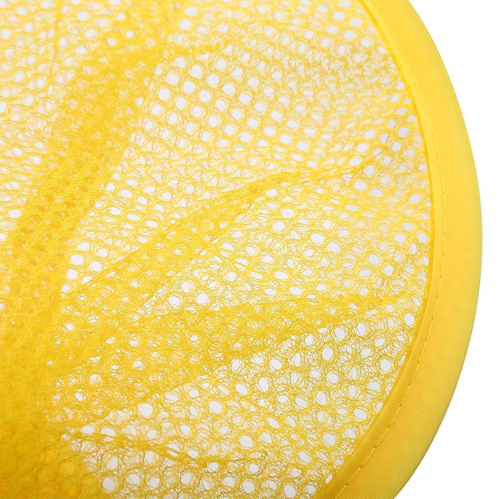 Multilayer Dry Rack Foldable Hanging Mesh Toy Storage Basket Underwear Organiser Cage Yellow