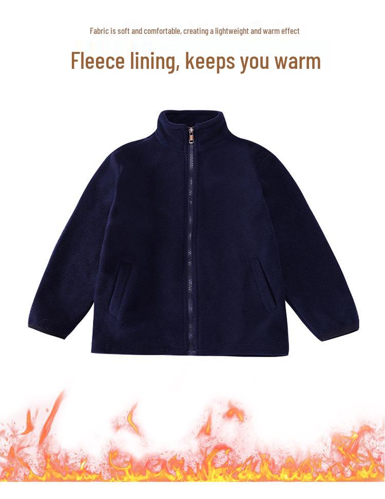 Set Uniforme Sportiva Autunnale per la Prima Elementare: Giacca a vento invernale e completo a tre pezzi per la scuola materna