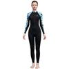 Women Full Body Swimsuit Rash Guard Lycra Thin Wetsuit One Piece Swimwear Zipper Long Sleeve Diving Skin Beachwears Sun Protect