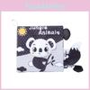 Baby Animal Tail Cloth Book With Crab Koala Panda Design For Infants And Toddlers