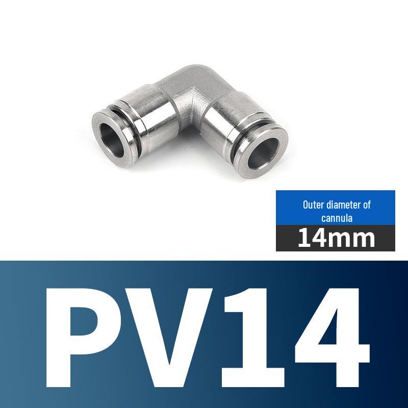 304 Stainless Steel Pneumatic Quick Connectors: High-Pressure Resistant Straight Reducer and Quick Connect Tee