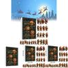 Weihnachts-Countdown Blind Box Bigfoot Anhänger mit Acrylmaterial für Weihnachtsgeschenke und Dekorationen