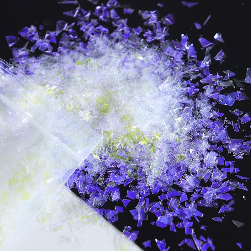 10G/sacchetto laser frammenti irregolari unghie glitter 10 tipi di decorazione unghie illusoria PET fai da te toppa per unghie decorazione design