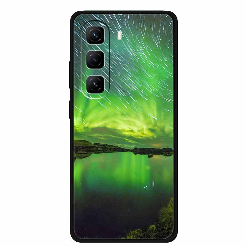 

Для Infinix Для Infinix Hot 60 Pro Мінімалістичний Технологічний Стиль Чорний М який Силіконовий Чохол-Бампер Захисний Ударостійкий Fundas For Hot 60 Pro