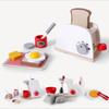 Wooden Kitchen Pretend Play Toy Simulation Wooden Coffee Machine Toaster Machine Food Mixer Baby Early Learning Educational Toys