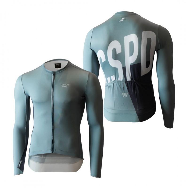 CSPD Breathable Cycling Jersey Long Sleeve Men Women Road Bike Quick Dry