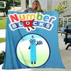 1pc Blanket Numberblocks1 Print Design, Lightweight Blanket for Sofa, Bed- Soft &Warm, Gift for All Seasons Like Christmas, Halloween
