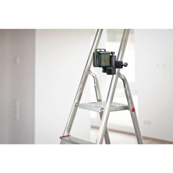 Laser en croix - Bosch - UniversalLevel 360 - Nivellement automatique - Sans fil - Portée 12m