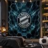 Wall Hanging Tapestry Bayern Munich Print Cloth for Living Room Bedroom Home Decor