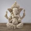Home Decoration Accessories Handmade Elephant Figurine Sandstone Ganesha Buddha Elephant Statue Sculpture