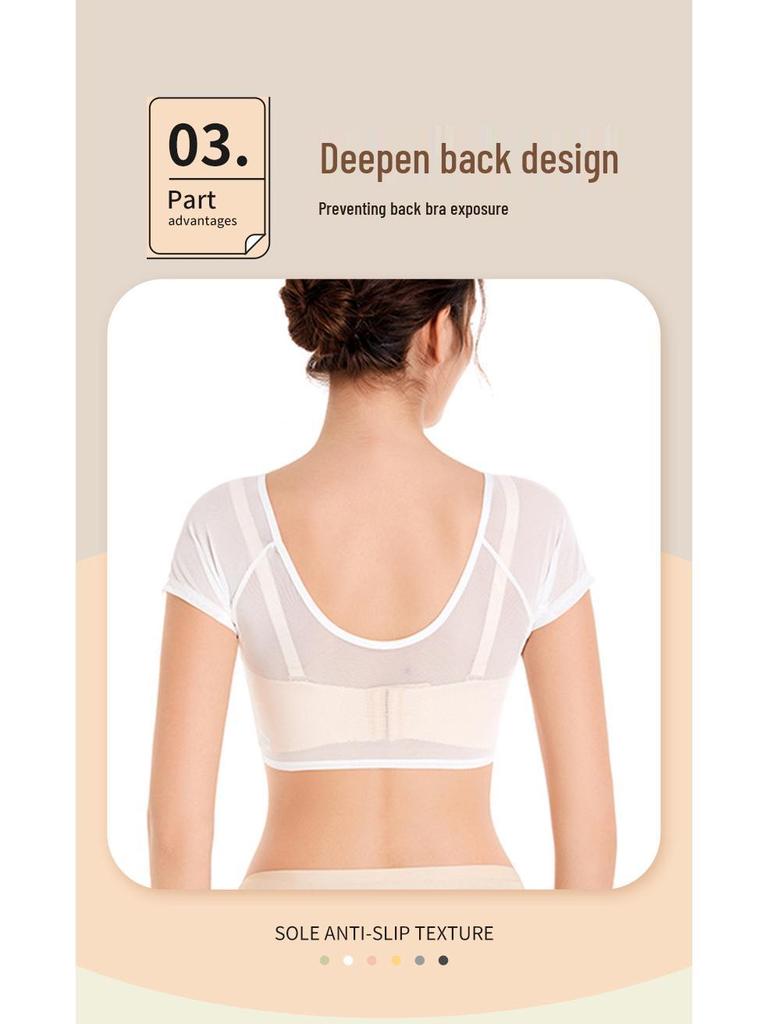 Washable Mesh Vest with Sweat-Absorbing Armpit Pads - Sweat-Proof and Lightweight