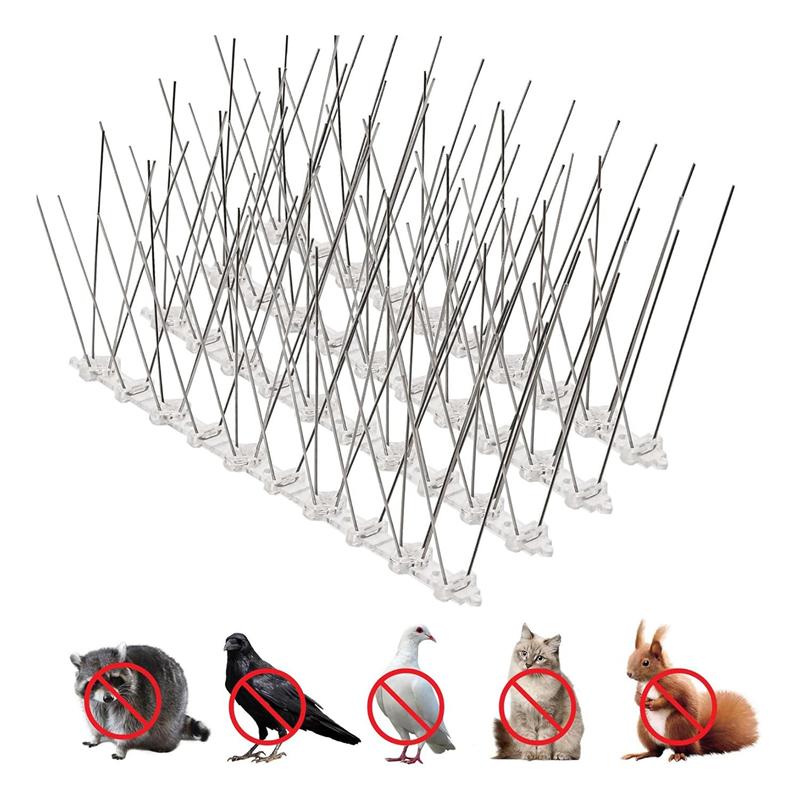 M-Modern-Bird Spikes For Pigeons Small Birds: Durable Anti-Bird Nest Fence Spike For Deterring Birds, Crows, Smooth Easy Install