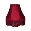Lampshade with Fringe Trim Easy Assembly Lamp Shade Decorative for Bedside Table