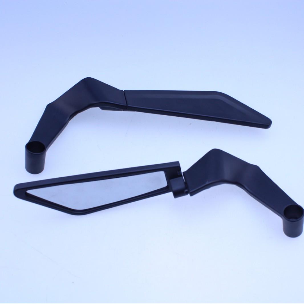 

Folding Aluminum Rearview Mirror with Wind Deflector for Kawasaki Motorcycles