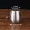 SHANGQI 304 Edelstahl Eierschalen-Becher mit Deckel
