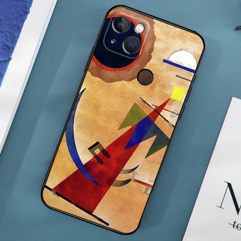 Wassily Kandinsky Abstraktní pouzdro na telefon pro iPhone 15 13 12 11 14 Pro Max Mini X XR XS MAX SE 2020 7 8 Plus Zadní kryt