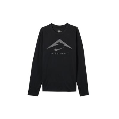 Alphabet Geometric Pattern Print Crew Neck Long Sleeve T-Shirt Men Tops Black FN0828-010