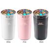 Car Aromatherapy Diffuser Dual Mode Car Air Freshener Colorful Night Light Timer Essential Oil Diffuser for Car Room Home Office