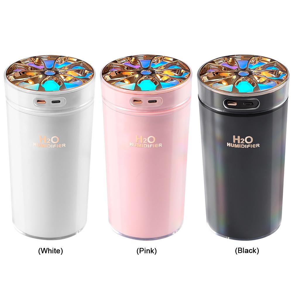 Car Aromatherapy Diffuser Dual Mode Car Air Freshener Colorful Night Light Timer Essential Oil Diffuser for Car Room Home Office