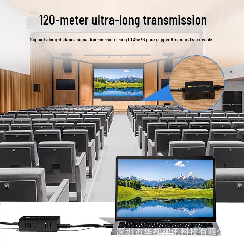120M HDMI HD 1080P Network Cable Extender with HDMI Loop Out