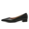 Nová špičatá špička mělká ústa čtvercový podpatek malé kožené boty dámské elegantní móda vysoké podpatky společenské boty Zapatos Mujer