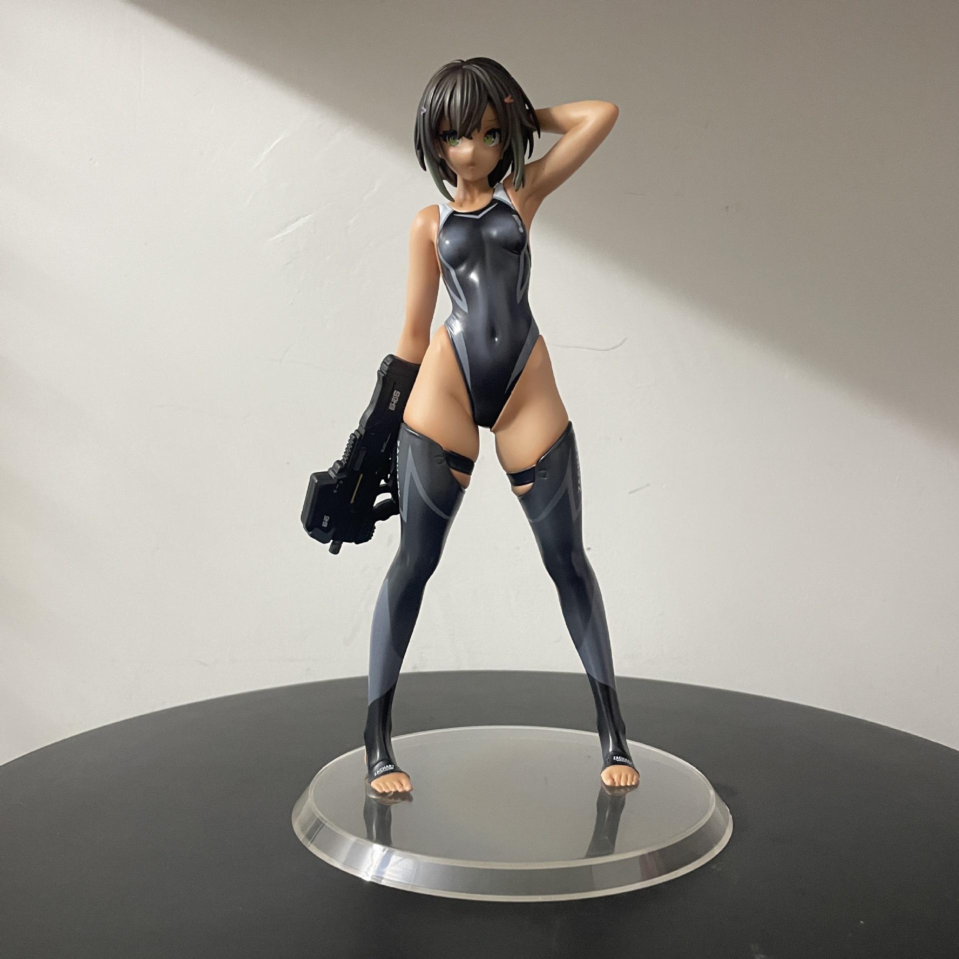 

28cm Koikoi Chou Mocha Sexy Anime Figure Chou Cinnamon Swimsuit Action Figure Cat Girl Figurine Adult Collectible Model Doll Toy without box