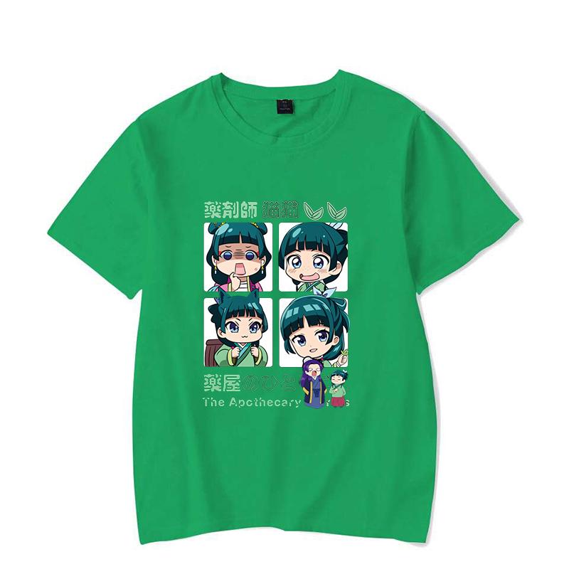 

New Anime The Apothecary Diaries Print T-shirt Summer Casual Maomao Graphic T Shirt Women Men Short Sleeve Round Neck Shirts 4XL