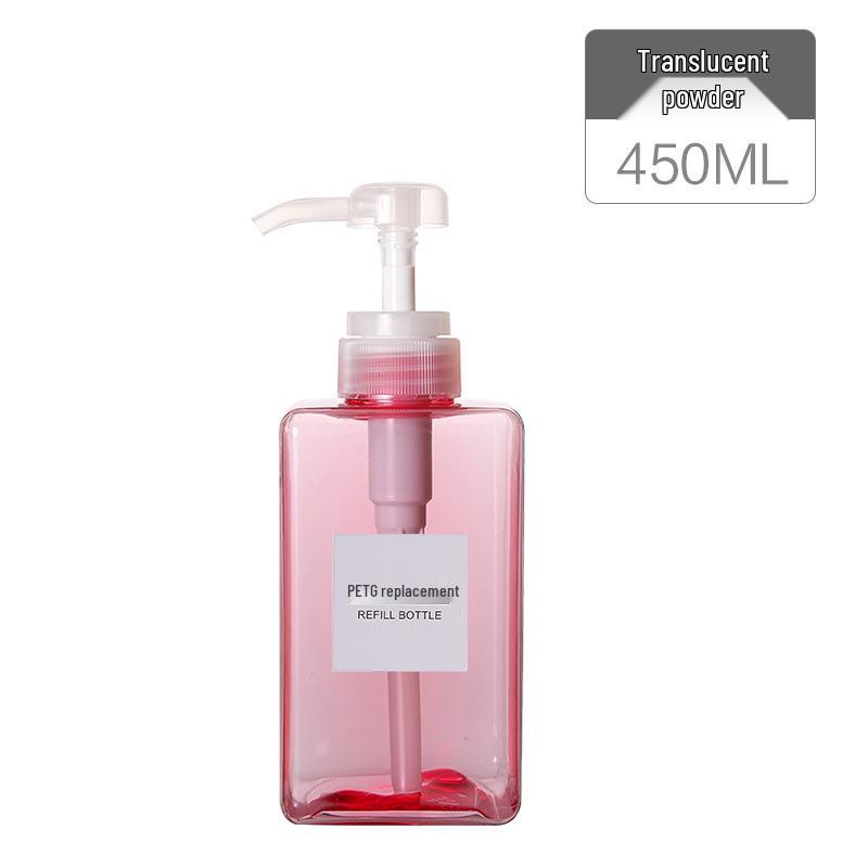 Large Capacity Press-Style Travel Dispenser for Shampoo, Lotion, and Body Wash