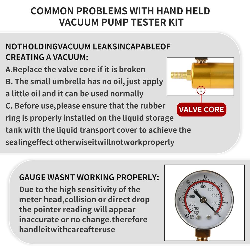 Car Hand Tool Manual Vacuum Bleeding Brake Fluid Bleeder Tools Vacuum Pistol Pump Tester Kit Aluminum Pump Pressure Vacuum Gauge