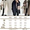Coat Blouson Jacket Outerwear Short No Collar Straight Spring Autumn Winter Length [1/2style] [Nibunnoichi Style] Women's (S, Black)