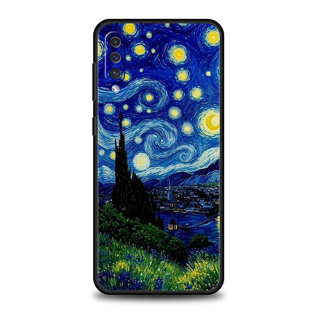 Claude Monet Garden Paint Art Case For Samsung A26 A36 A56 A54 A52 A50 A70 A40 A12 A14 A16 A22 A24 A42 A34 A32 5G A06 5G Cover