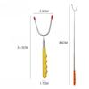 Adjustable Stainless Steel BBQ Skewers With Colored Handles For Chicken Leg Kebabs Outdoor Camping Cooking Tools