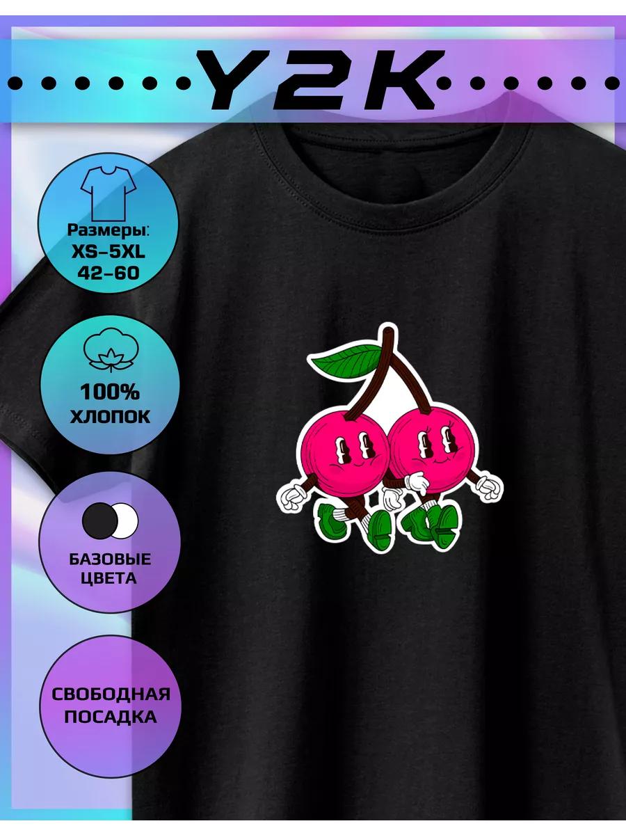 Y2K Retro Printed T-shirt M